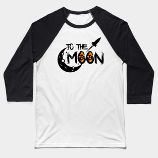 Bitcoin to the Moon Baseball T-Shirt